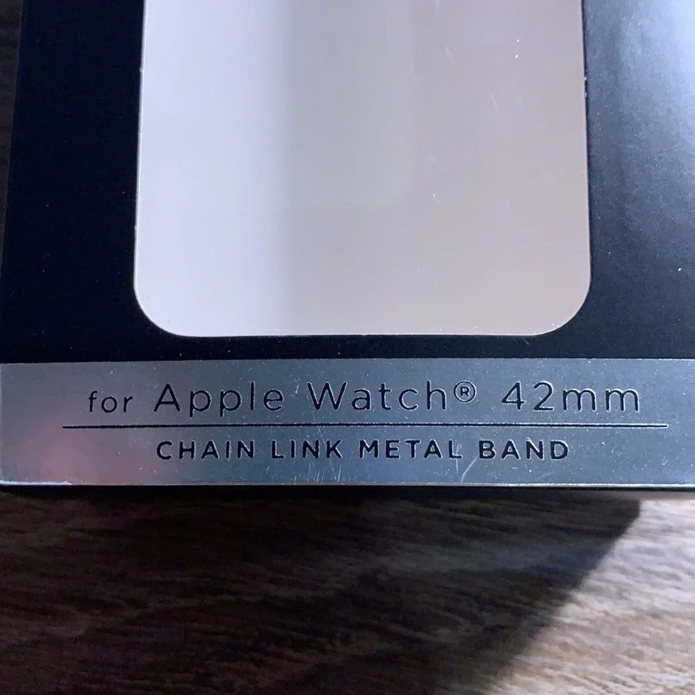 Platinum Chain Link Metal Band